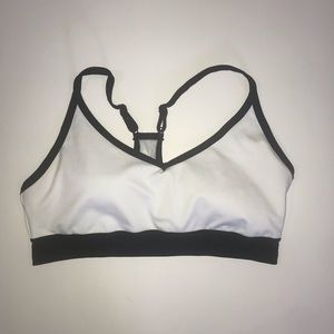 PINK Victoria's Secret Black and White Sports Bra